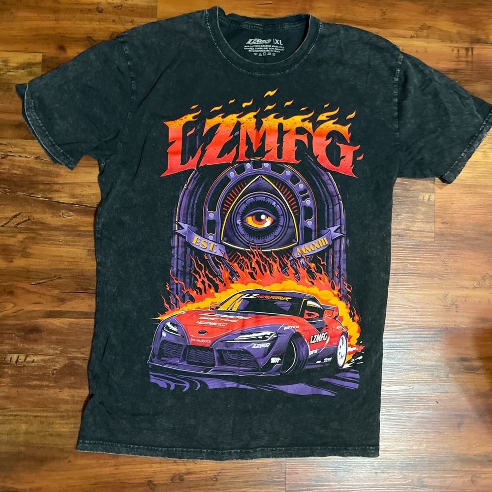 Black Graphic Men's Shirt